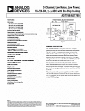 DataSheet AD7798 pdf